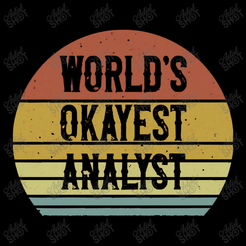 World's Okayest Analyst Fleece Short by siapsantuy | Artistshot