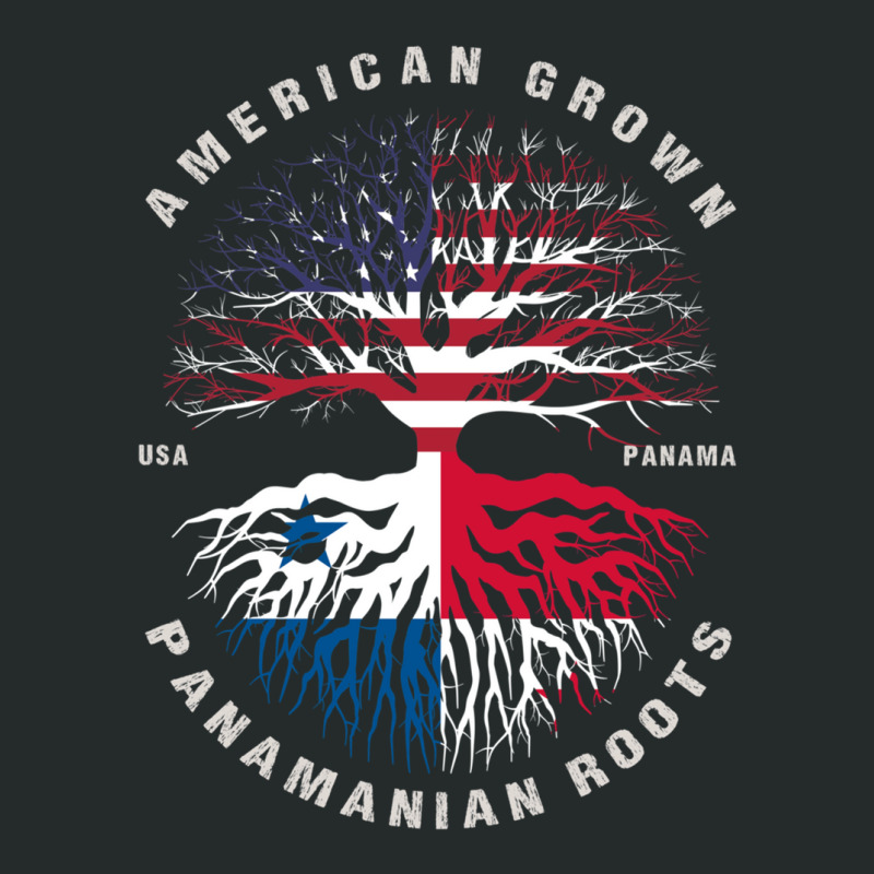 American Grown Panamanian Roots Panama Flag Women's Triblend Scoop T-shirt by JolenePender | Artistshot