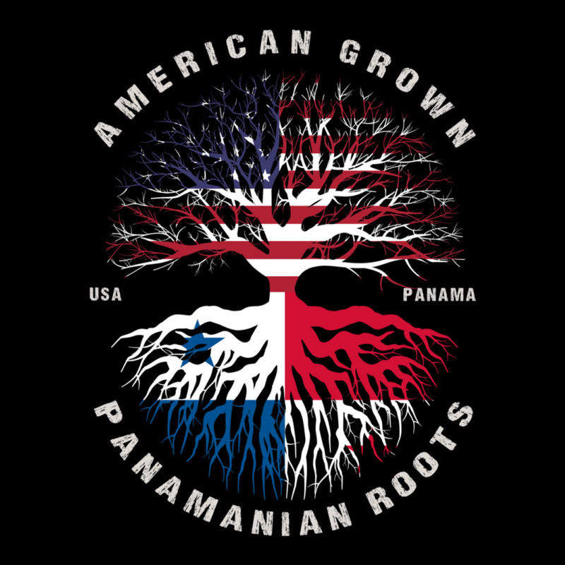 American Grown Panamanian Roots Panama Flag Women's V-Neck T-Shirt by JolenePender | Artistshot