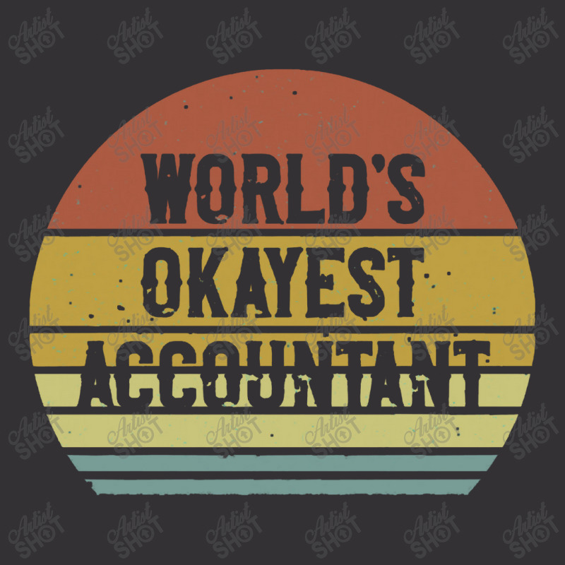 Anesthesiologist   World's Okayest Accountant Vintage Short | Artistshot