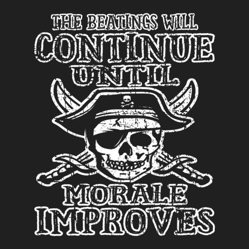 The Beatings Will Continue Until Morale Improve Pirate Night Ladies Polo Shirt by cm-arts | Artistshot