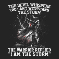 The Devil Whispered In My Ear I Whispered Back 3/4 Sleeve Shirt | Artistshot