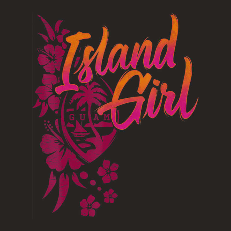 Guam Flower Chamorrita Guam Island Guamanian Girl Chamorro Ladies Fitted T-Shirt by cm-arts | Artistshot