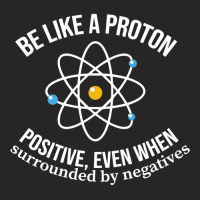 Be Like A Proton Positive, Even When Surrounded By Negatives Ladies Fitted T-shirt | Artistshot