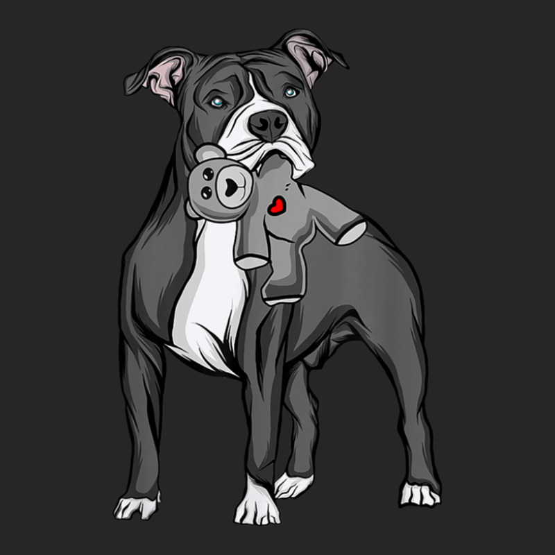 Cute American Staffordshire Terrier Ladies Fitted T-Shirt by RobertTaylor | Artistshot