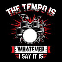 The Tempo Is Whatever I Say It Is Drummer V-neck Tee | Artistshot