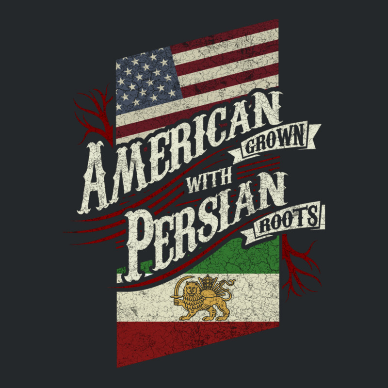 American Grown With Persian Roots 1 Crewneck Sweatshirt | Artistshot