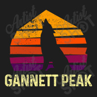 Retro Gannett Peak Wyoming National Park Wolfs Head Classic T-shirt | Artistshot