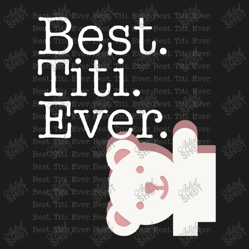 Best Titi Ever Pattern Cute Aunt Auntie White Bear Women Hoodie & Jogger Set | Artistshot