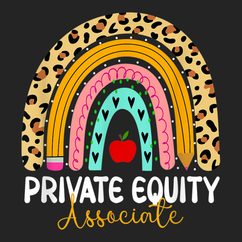 Private Equity Associate Leopard Rainbow Finance Back Work 3/4 Sleeve Shirt by August | Artistshot