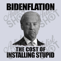 Bidenflation The Cost Of Installing Stupid Funny Anti Biden Fleece Short | Artistshot