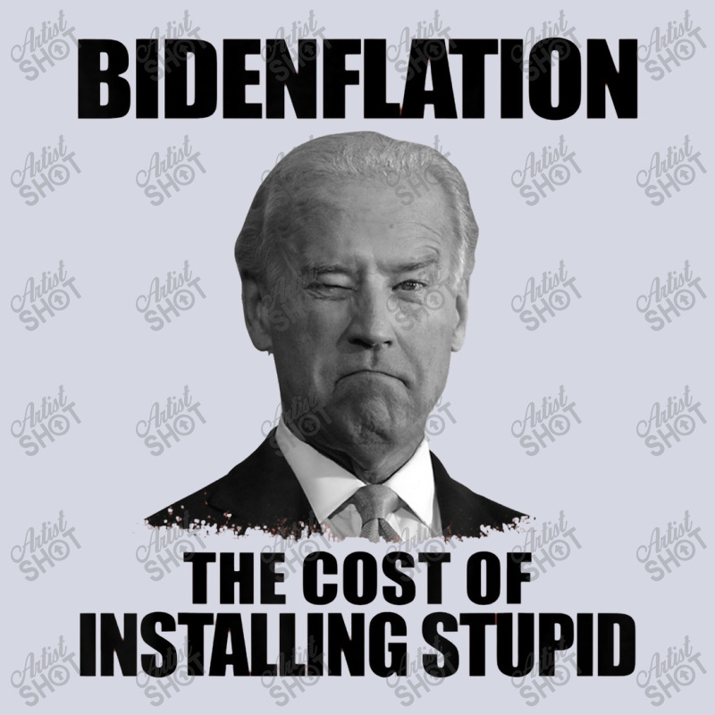 Bidenflation The Cost Of Installing Stupid Funny Anti Biden Fleece Short | Artistshot