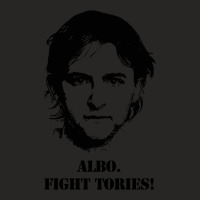 Albo. Fight Tories! Ladies Fitted T-shirt | Artistshot