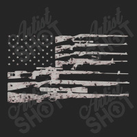 Big American Flag With Machine Guns 2a Flag Unisex Hoodie | Artistshot