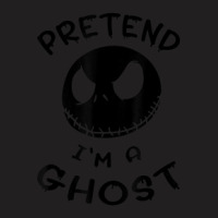 Lazy But Funny Pretend In A Ghost Halloween Party Costume T-shirt | Artistshot