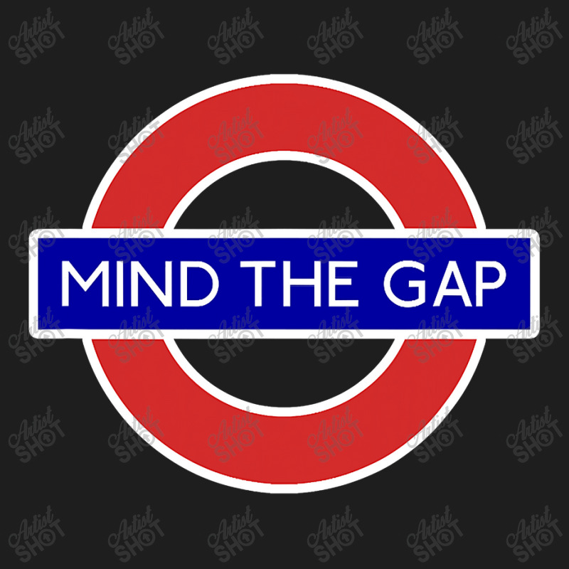 London Souvenir Mind The Gap Underground Tube Classic T-shirt | Artistshot