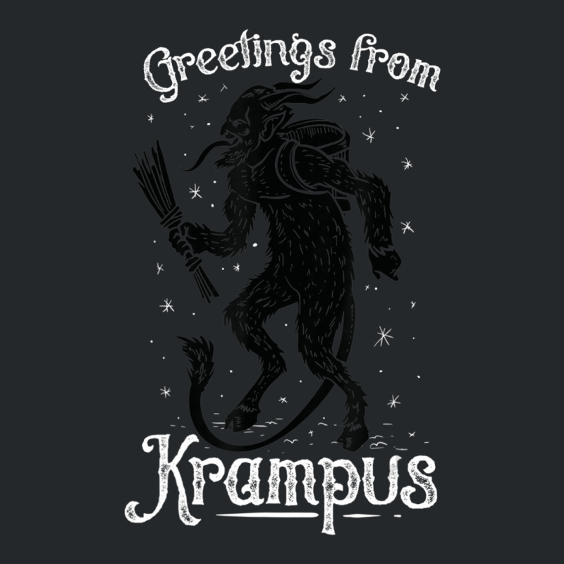 Greetings From Krampus, Fun Pre-germanic Paganism Crewneck Sweatshirt | Artistshot