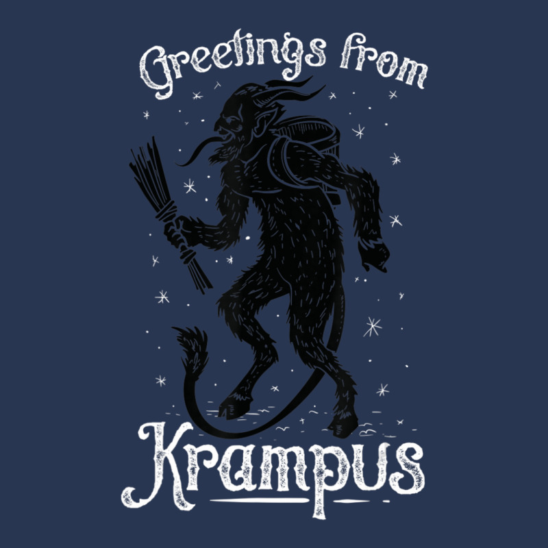 Greetings From Krampus, Fun Pre-germanic Paganism Men Denim Jacket | Artistshot