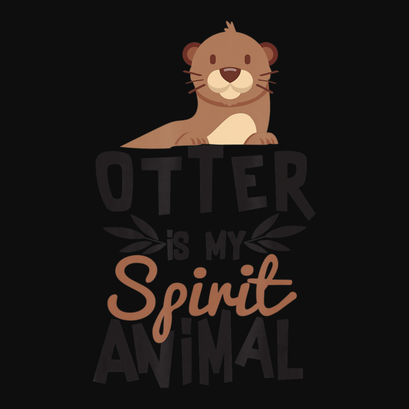 Otter Is My Spirit Animal Cute For Animal Lover Crop Top by cm-arts | Artistshot