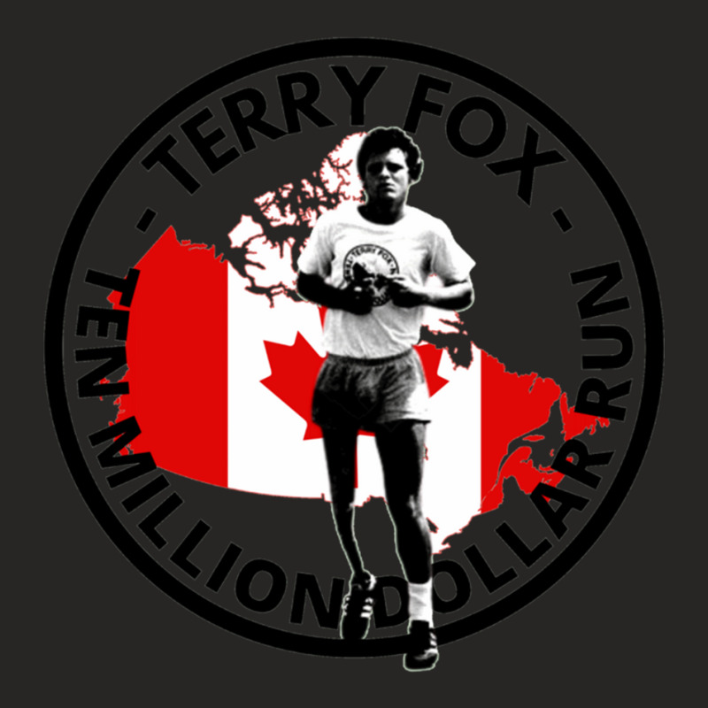 Terry Fox Ten Million Dollar Run Ladies Fitted T-Shirt by cm-arts | Artistshot