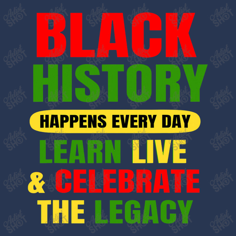 Black History Happens Every Day Black History Month Unisex Men Denim Jacket | Artistshot