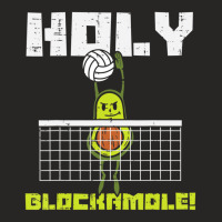 Holy Blockamole Avocado Volleyball Player Blocker Men Women Ladies Fitted T-shirt | Artistshot