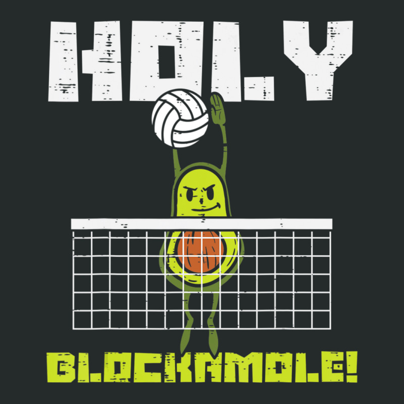 Holy Blockamole Avocado Volleyball Player Blocker Men Women Women's Triblend Scoop T-shirt by cm-arts | Artistshot