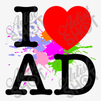 I Heart Ad (andorra) Ladies Fitted T-shirt | Artistshot