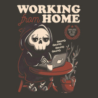 Working From Home Office Grim Reaper Skull Cute Halloween T Shirt Bucket Hat | Artistshot