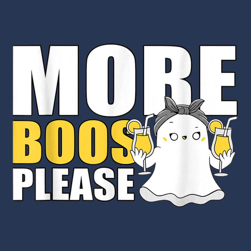 More Boos Please Funny Halloween Drinking Ghost Drunk Ladies Denim Jacket by August | Artistshot