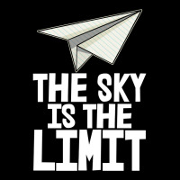 The Sky Is The Limit Paper Plane Toddler Sweatshirt | Artistshot