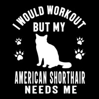 I Would Workout But My American Shorthair Needs Me - American Shorthai Men's 3/4 Sleeve Pajama Set | Artistshot