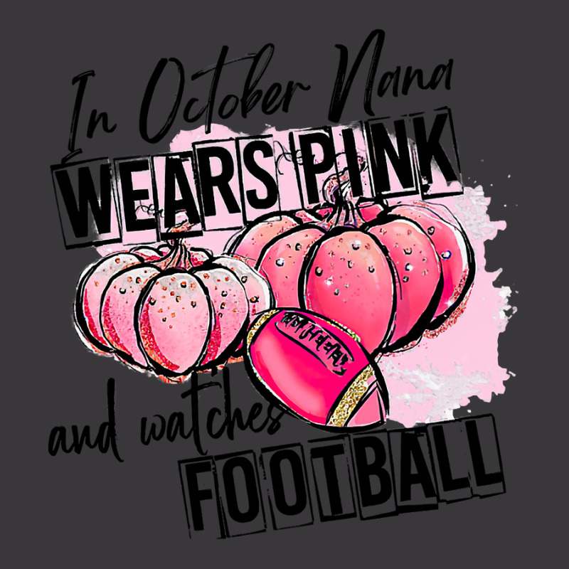 Football In October Nana Wears Pink And Watches Football 1 Football Pl Ladies Curvy T-Shirt by coolquirrell | Artistshot