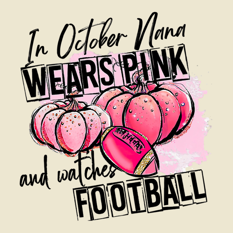 Football In October Nana Wears Pink And Watches Football 1 Football Pl Cropped Hoodie by coolquirrell | Artistshot