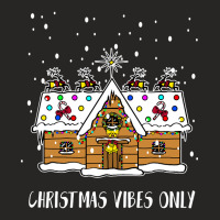 Christmas Vibes Only Shirt Funny Santa Christmas Tshirt Boy Girl Holid Ladies Fitted T-shirt | Artistshot