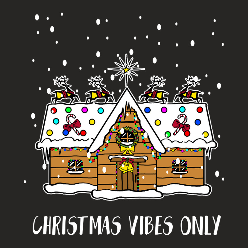 Christmas Vibes Only Shirt Funny Santa Christmas Tshirt Boy Girl Holid Ladies Fitted T-Shirt by Mello Greenwood | Artistshot