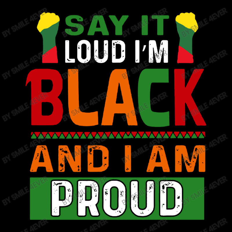 Say It Loud Im Black And Proud Adjustable Cap | Artistshot