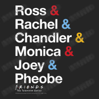 Friends All The Friends Name Stack Unisex Hoodie | Artistshot