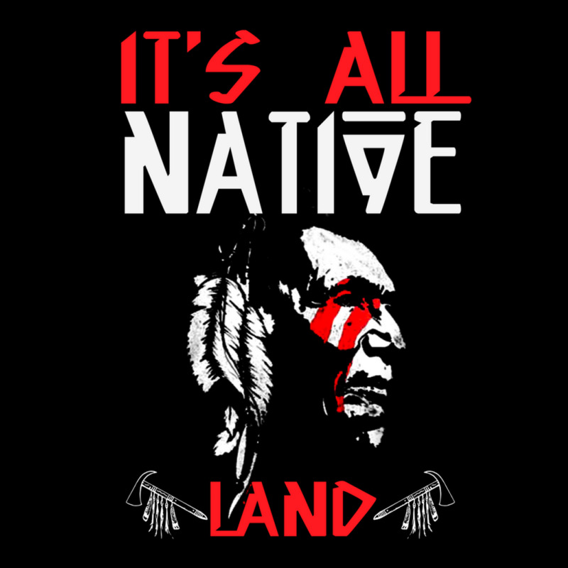 It's All Native Land - Native American Maternity Scoop Neck T-shirt by DeniseRamsey | Artistshot