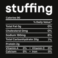 Stuffing Nutrition Facts Thanksgiving Christmas Food Scorecard Crop Tee | Artistshot