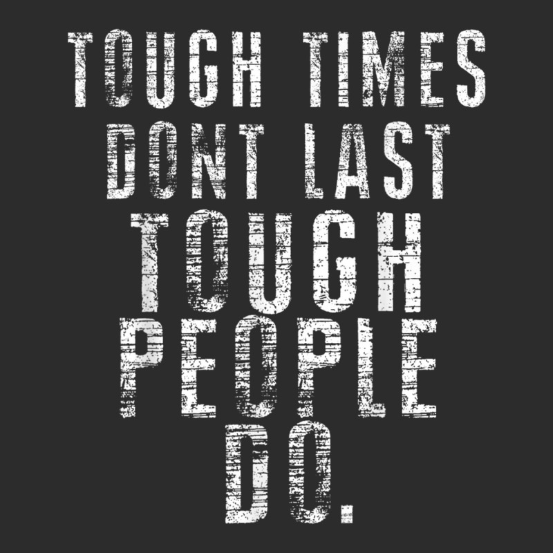 Inspiring Quote Tee   Tough Times Don't Last Tough People Do Cropped Hoodie by dirije | Artistshot