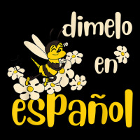 Dimelo En Espanol Cute Bee Spanish Teacher Maestra Bilingue Men's 3/4 Sleeve Pajama Set | Artistshot