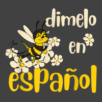 Dimelo En Espanol Cute Bee Spanish Teacher Maestra Bilingue Vintage T-shirt | Artistshot