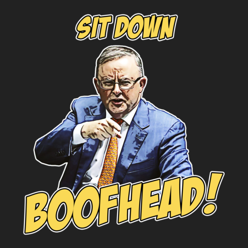 Sit Down Boofhead - Albo Auspol Dutton Australian Politics Anthony Alb Backpack | Artistshot