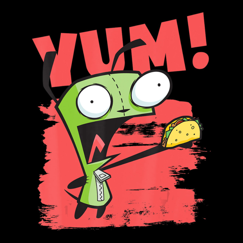 Invader Zim Gir Screaming Yum! Taco Portrait Adjustable Cap by cm-arts | Artistshot