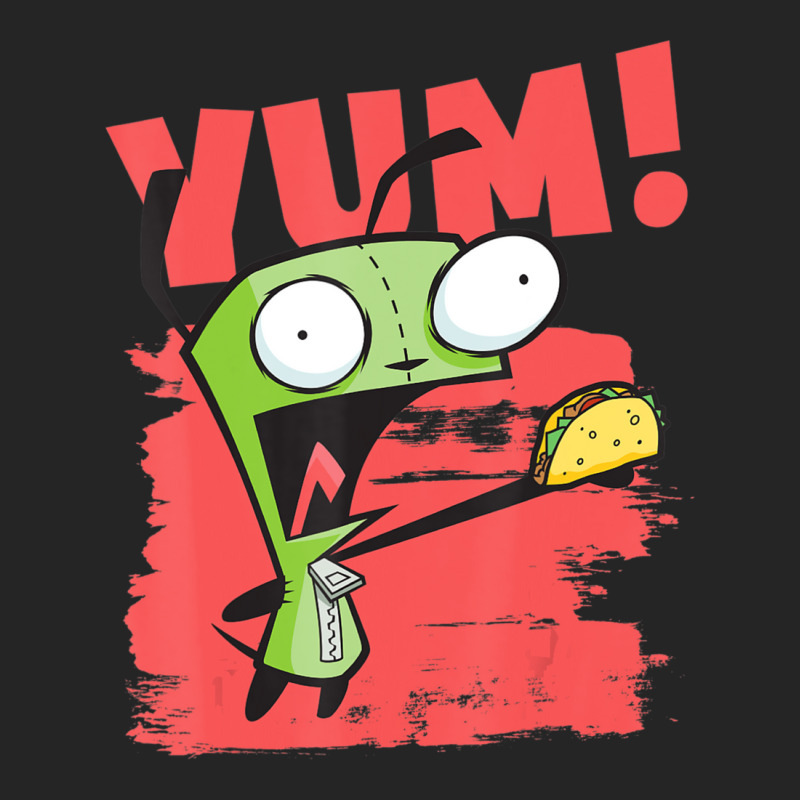 Invader Zim Gir Screaming Yum! Taco Portrait Unisex Hoodie by cm-arts | Artistshot