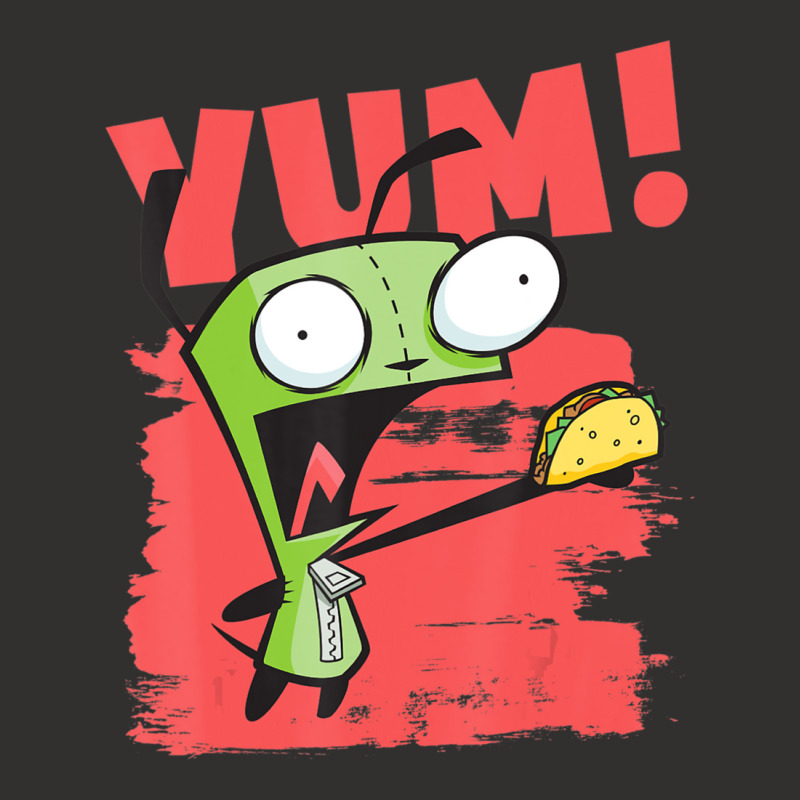 Invader Zim Gir Screaming Yum! Taco Portrait Champion Hoodie by cm-arts | Artistshot