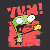 Invader Zim Gir Screaming Yum! Taco Portrait Vintage Hoodie And Short Set | Artistshot