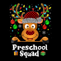 Preschool Squad Teacher Plaid Reindeer Hat Santa Christmas Adjustable Cap | Artistshot