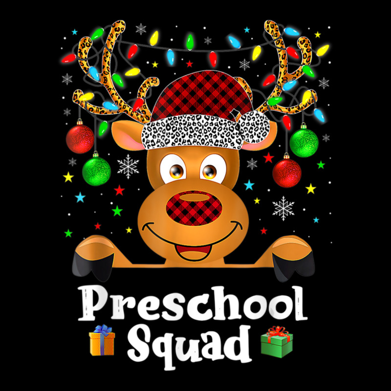 Preschool Squad Teacher Plaid Reindeer Hat Santa Christmas Adjustable Cap by cm-arts | Artistshot